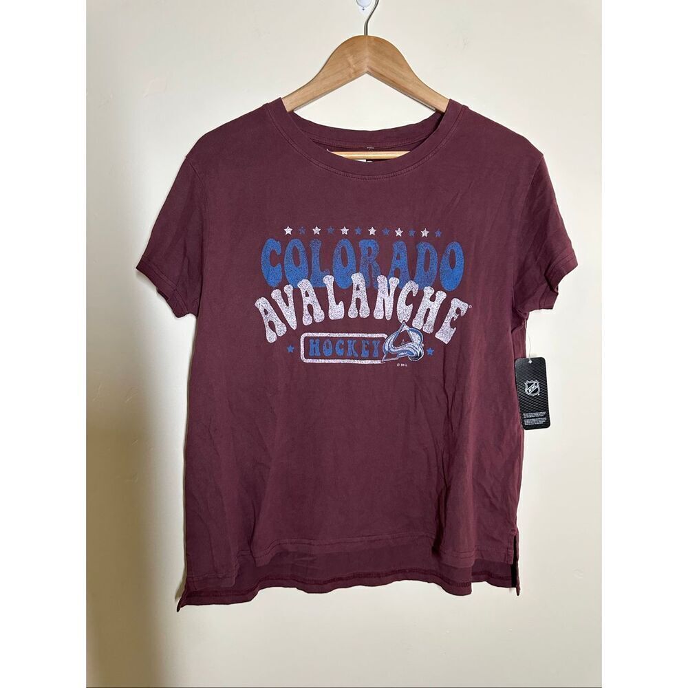 Colorado Avalanche Hockey NHL Maroon Game Day T-shirt New